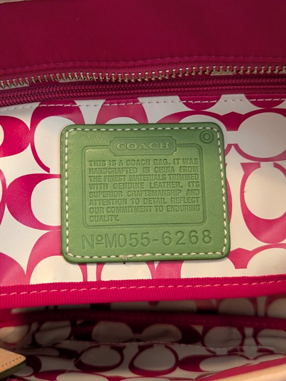 Coach Mini Hampton canvas weekender tote bag - Picture 12 of 13